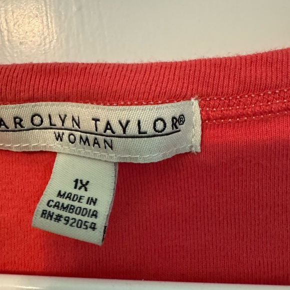 Comfy Casual Orange Tee Lightweight, 1X Perfect for every wardrobe. Like New. - Picture 14 of 15